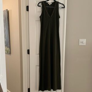 MICHAEL Michael Kors Dark Green Maxi Dress